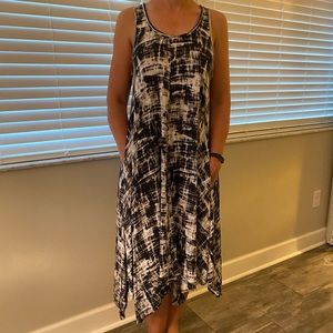 Black and white dress